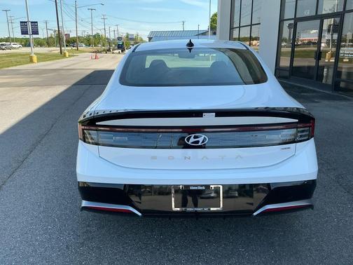 Serenity White 2025 Hyundai SONATA Hybrid SE