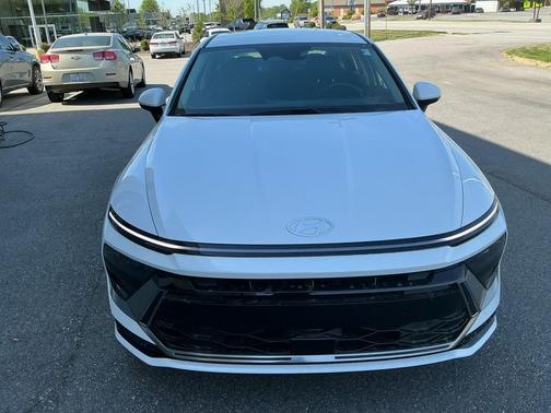 Serenity White 2025 Hyundai SONATA Hybrid SE
