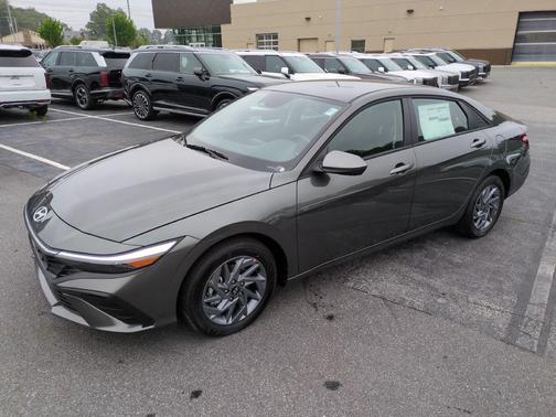 Amazon Gray 2026 Hyundai ELANTRA HEV Blue