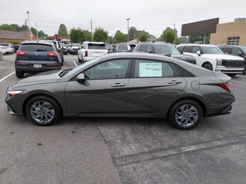 Amazon Gray 2026 Hyundai ELANTRA HEV Blue