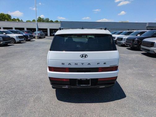 Serenity White 2026 Hyundai SANTA FE HEV Calligraphy