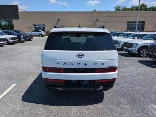 Serenity White 2026 Hyundai SANTA FE HEV Calligraphy