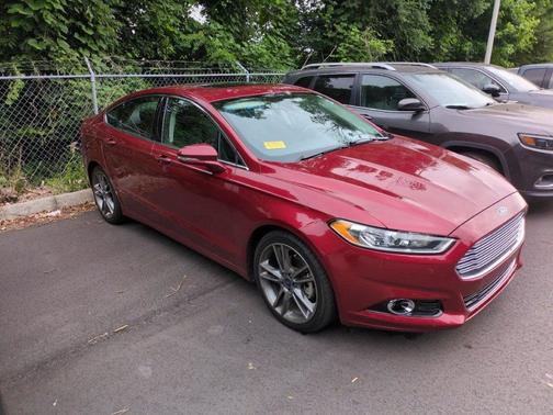 Ruby Red Tinted Clearcoat 2015 Ford Fusion Titanium