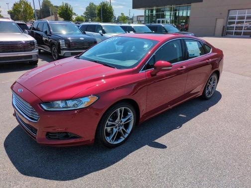 Ruby Red Tinted Clearcoat 2015 Ford Fusion Titanium