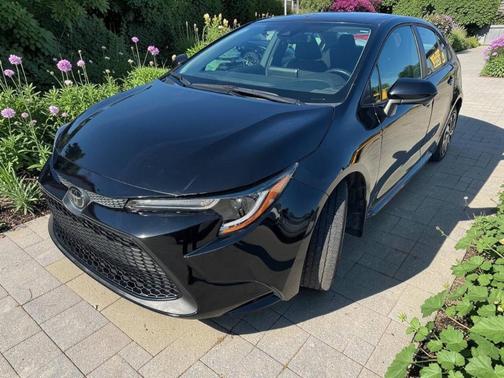 Black Sand Pearl 2021 Toyota Corolla LE