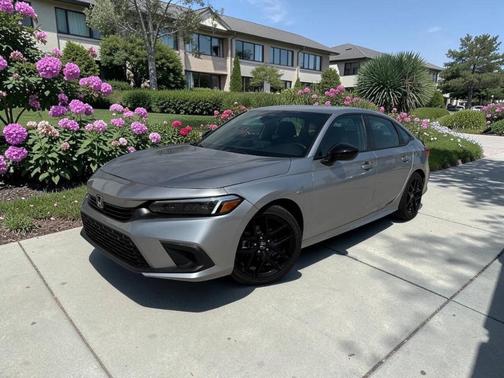 Lunar Silver Metallic 2024 Honda Civic Sport