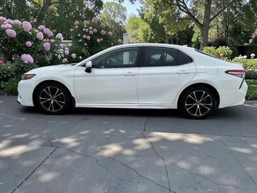 Super White 2019 Toyota Camry SE
