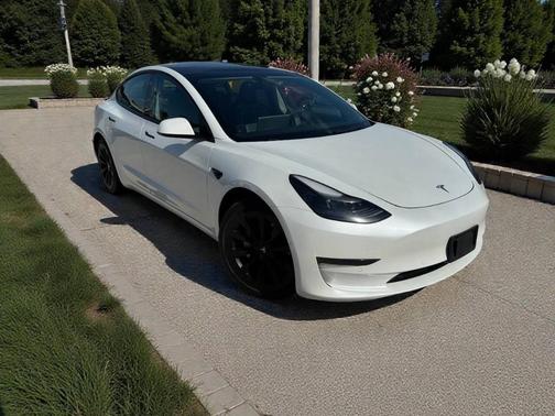 Pearl White Multi 2022 Tesla Model 3 Base
