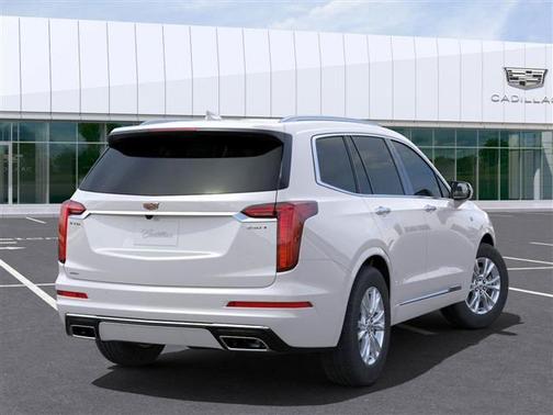 Crystal White Tricoat 2025 Cadillac XT6 Luxury AWD