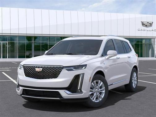 Crystal White Tricoat 2025 Cadillac XT6 Luxury AWD