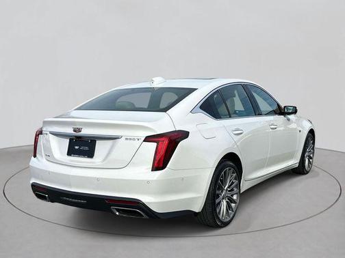 Summit White 2025 Cadillac CT5 Premium Luxury