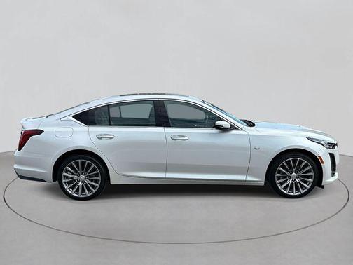 Crystal White Tricoat 2024 Cadillac CT5 Premium Luxury