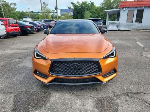 Majestic White 2018 INFINITI Q60 3.0T LUXE