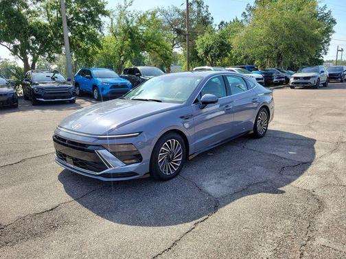 Transmission Blue 2024 Hyundai SONATA Hybrid Limited