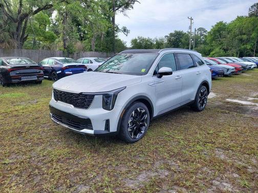 Ivory Silver 2026 Kia Sorento EX