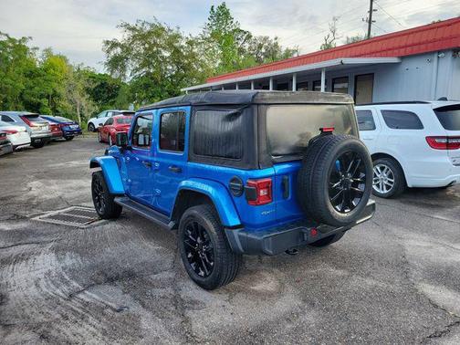 Hydro Blue Pearlcoat 2021 Jeep Wrangler Unlimited 4xe Sahara