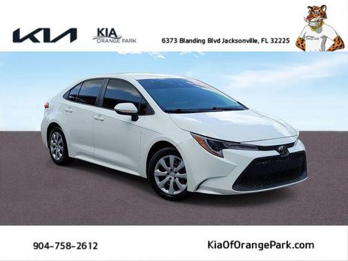 White 2022 Toyota Corolla LE