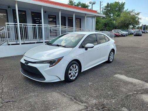 White 2022 Toyota Corolla LE