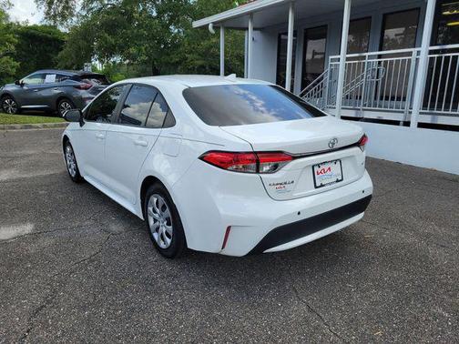 White 2022 Toyota Corolla LE