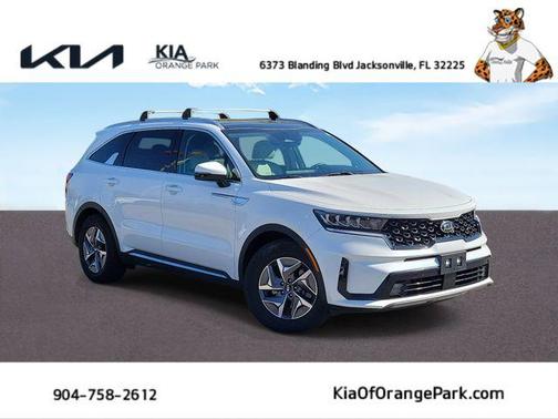 Snow White Pearl 2021 Kia Sorento Hybrid EX