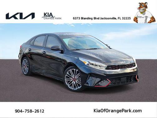 Aurora Black 2023 Kia Forte GT