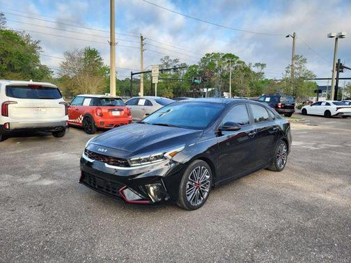 Aurora Black 2023 Kia Forte GT