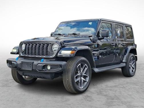 Black Clearcoat 2024 Jeep Wrangler 4xe Sport S
