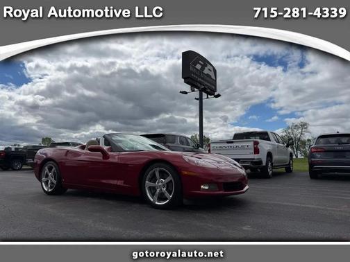 Burgundy 2008 Chevrolet Corvette Base