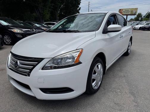 Aspen White 2014 Nissan Sentra SV