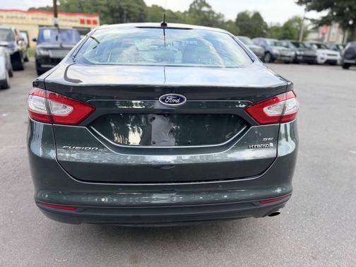 Teal 2016 Ford Fusion Hybrid SE