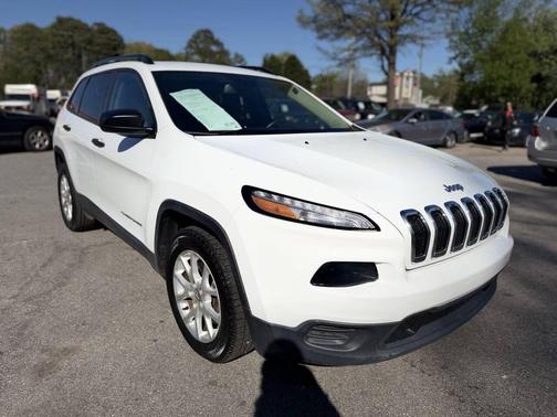 Bright White Clearcoat 2017 Jeep Cherokee Sport