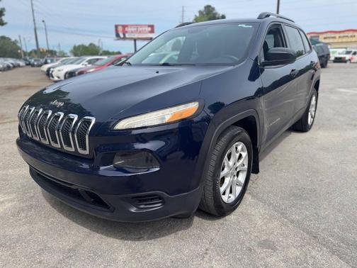 True Blue Pearlcoat 2016 Jeep Cherokee Sport