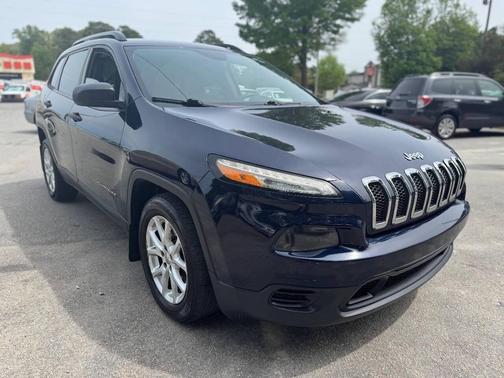 True Blue Pearlcoat 2016 Jeep Cherokee Sport