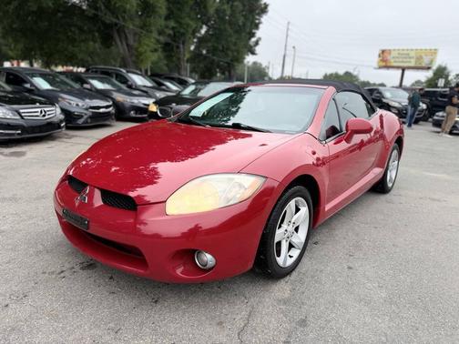 Red 2007 Mitsubishi Eclipse Spyder GS
