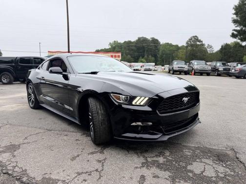 Shadow Black 2017 Ford Mustang EcoBoost Premium