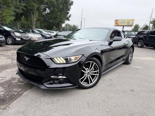 Shadow Black 2017 Ford Mustang EcoBoost Premium