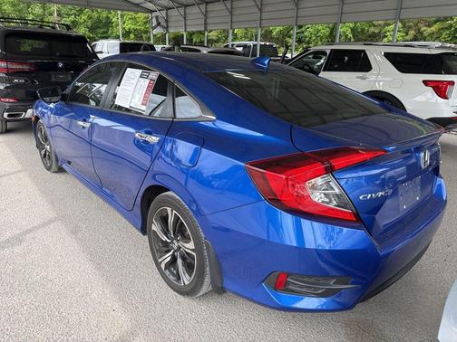 Blue 2017 Honda Civic Touring