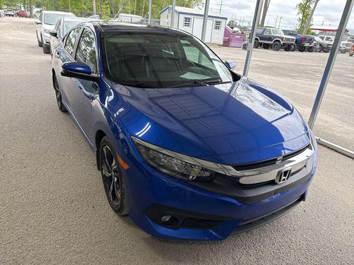 Blue 2017 Honda Civic Touring