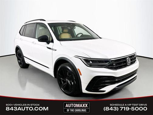 Opal White 2024 Volkswagen Tiguan 2.0T SE R-Line Black 4MOTION