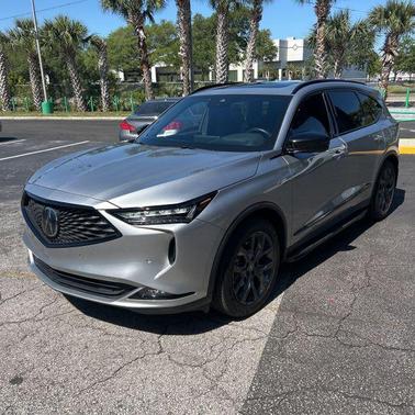Lunar Silver Metallic 2022 Acura MDX A-Spec Package