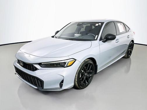 Urban Gray Pearl 2025 Honda Civic Hybrid Sport