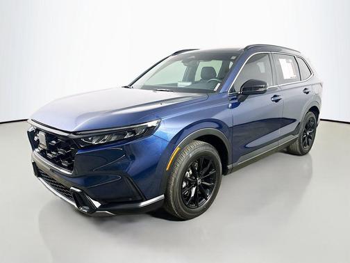 Blue 2025 Honda CR-V Hybrid Sport AWD