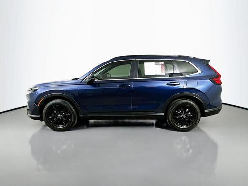 Blue 2025 Honda CR-V Hybrid Sport AWD