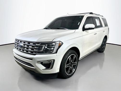 White Platinum Metallic Tri-Coat 2019 Ford Expedition Limited