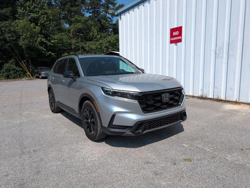 Solar Silver Metallic 2025 Honda CR-V Hybrid Sport FWD