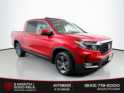 Radiant Red Metallic II 2022 Honda Ridgeline RTL-E