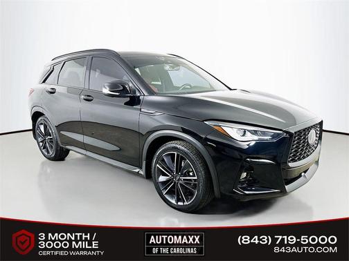 Black Obsidian 2025 INFINITI QX50 SPORT