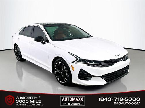 Glacial White Pearl 2022 Kia K5 GT-Line