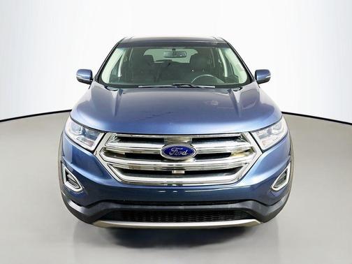 Blue 2018 Ford Edge SEL