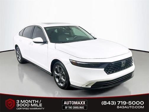 Platinum White Pearl 2024 Honda Accord EX